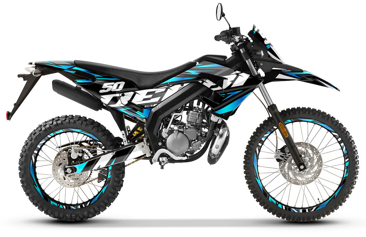 Dekor kit Derbi Senda xtreme R 50cc 2018-2025 Armee Vision | Motorradaufkleber | Personalisierung 50cc | armysctv
