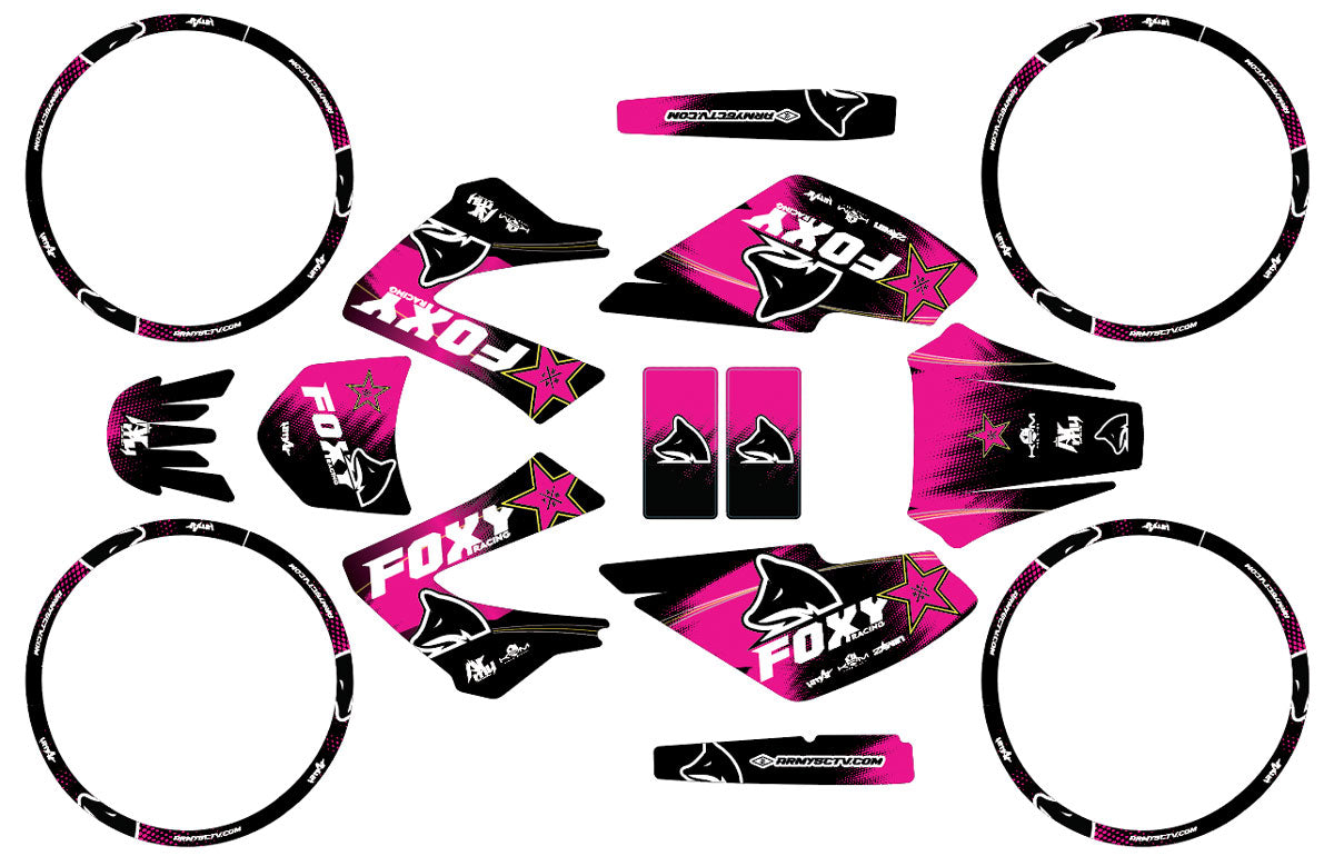 Kit déco 50cc Derbi Senda xtreme 2006-2010 Army Fox