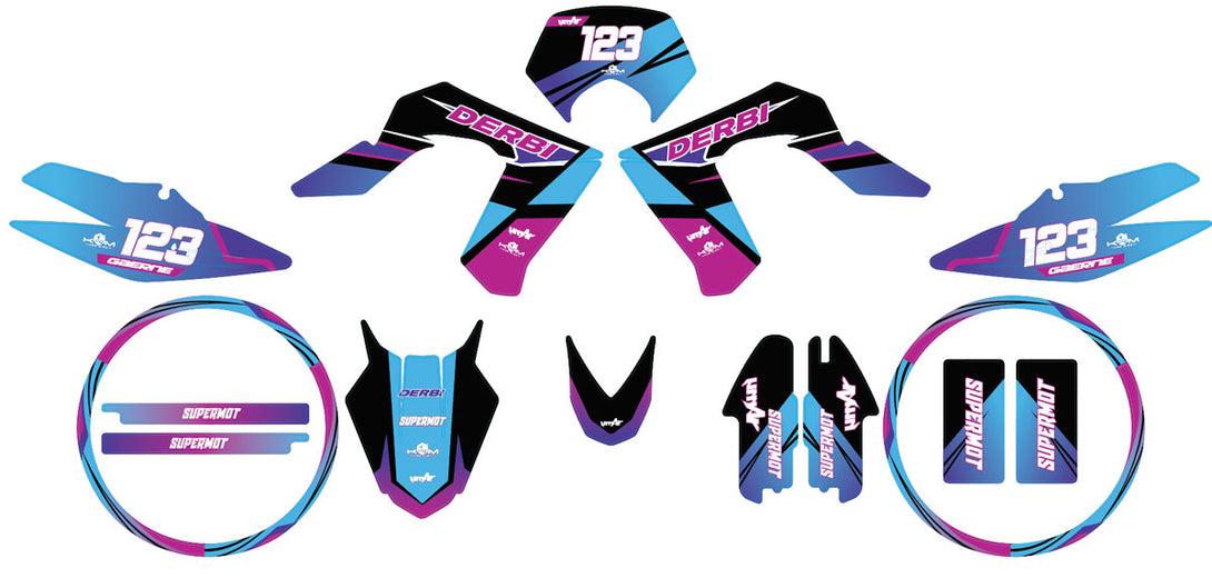 Kit déco Derbi DRD Pro 2006-2014 Artisse