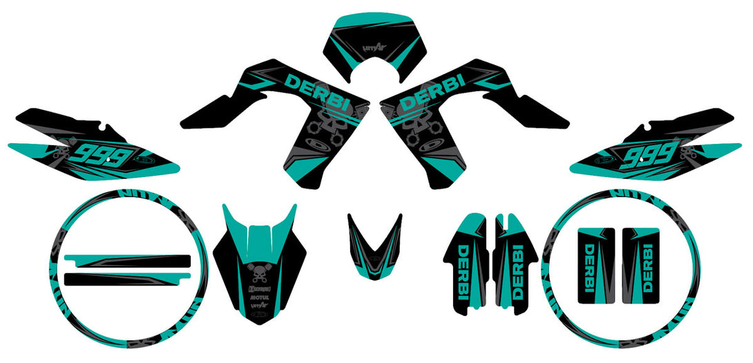 Kit déco Derbi DRD Pro 2006-2014 Cold