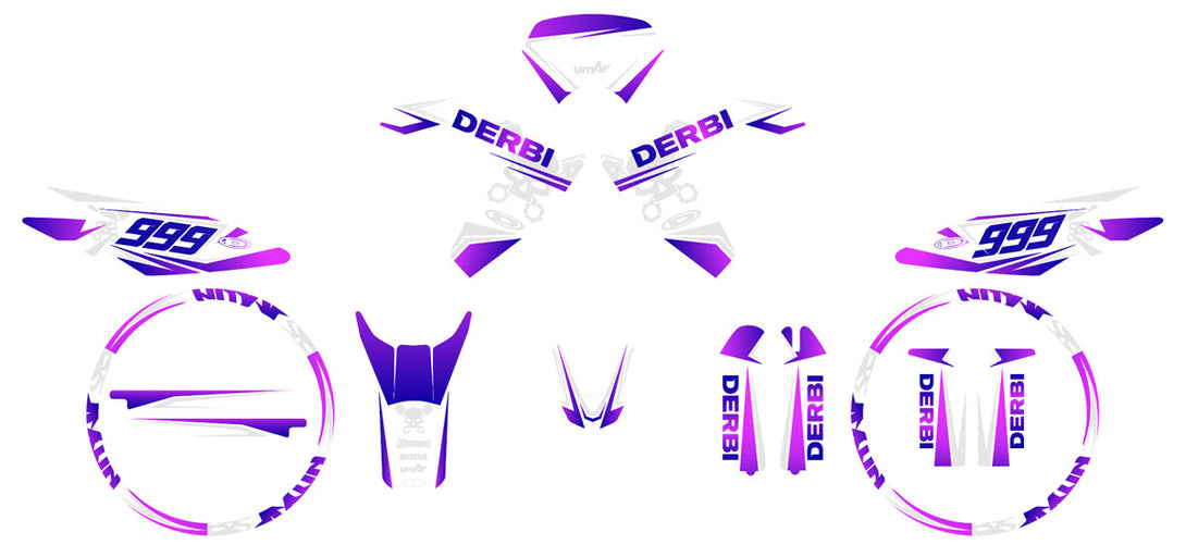 Kit déco Derbi DRD Pro 2006-2014 Cold