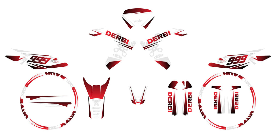 Kit déco Derbi DRD Pro 2006-2014 Cold