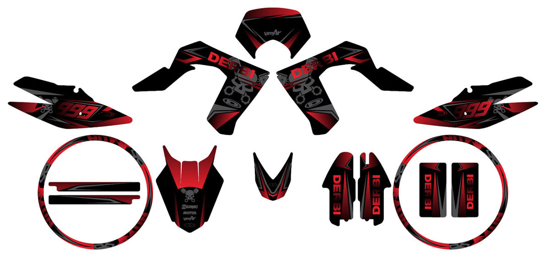 Kit déco Derbi DRD Pro 2006-2014 Cold