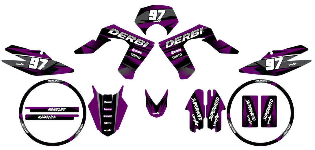 Kit déco Derbi DRD Pro 2006-2014 Redfast