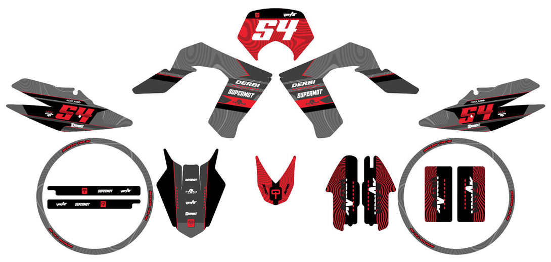 Kit déco Derbi DRD Pro 2006-2014 Stuff