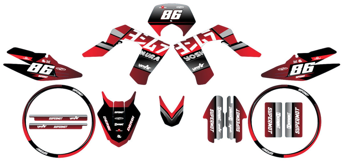 Kit déco Derbi DRD Pro 2006-2014 Yoshi