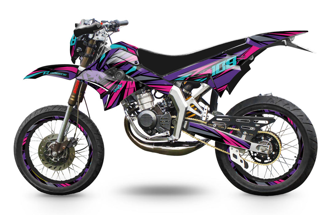 Kit déco 50cc Derbi Senda TNT Tuning Electrify