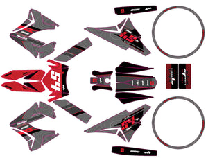 Kit déco 50cc Derbi Senda TNT Tuning Stuff | autocollants moto | personnalisation 50cc | armysctv