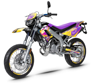 Kit déco Derbi DRD Racing 50cc Flamer | autocollants moto | personnalisation 50cc | armysctv