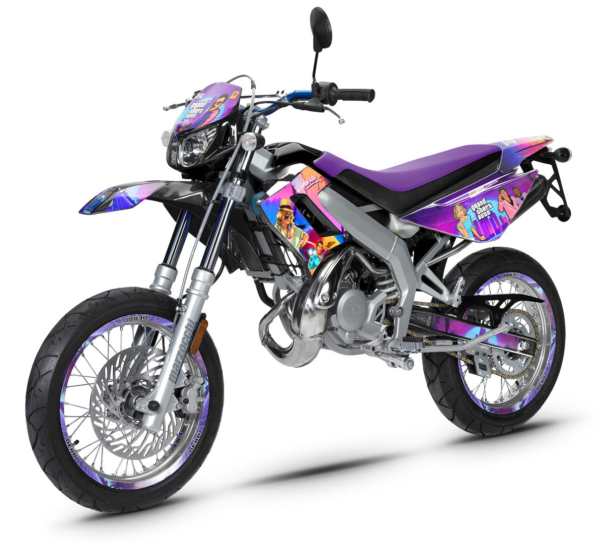 Derbi Runko Kit déco 50cc Derbi DRD Racing 2004-2010 Vice City – armysctv