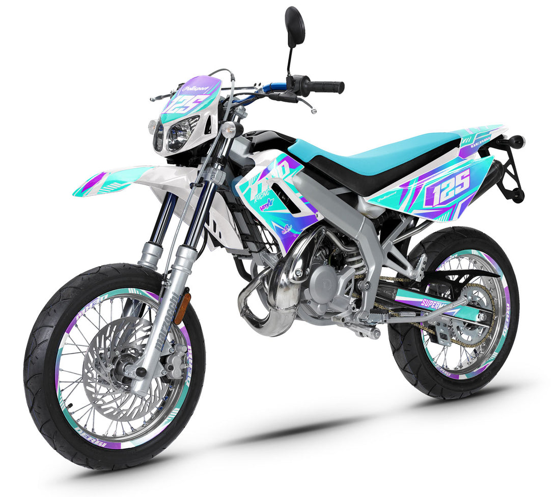 Kit déco 50cc Derbi DRD Racing 2004-2010 MX Sky