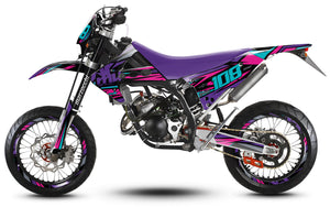 Kit déco 50cc Fantic Caballero 2013-2016 Electrify | autocollants moto | personnalisation 50cc | armysctv