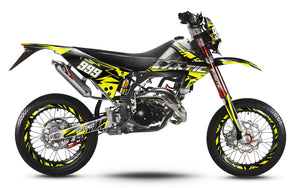 Kit déco 50cc Fantic Caballero 2013-2016 Army Huitième | autocollants moto | personnalisation 50cc | armysctv