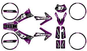 Kit déco 50cc Fantic Caballero 2013-2016 Redfast | autocollants moto | personnalisation 50cc | armysctv