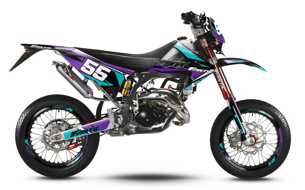 Kit déco 50cc Fantic Caballero 2013-2016 Stream | autocollants moto | personnalisation 50cc | armysctv