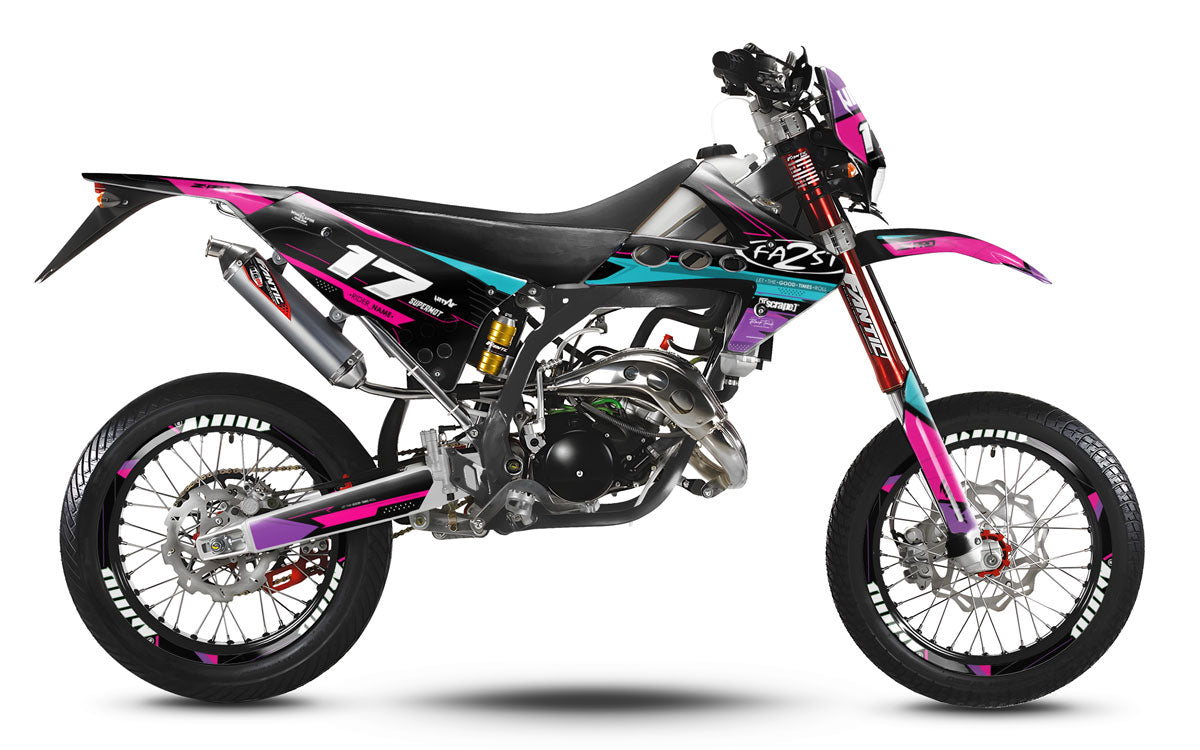 Kit déco 50cc Fantic Caballero 2013-2016 Synth | autocollants moto | personnalisation 50cc | armysctv