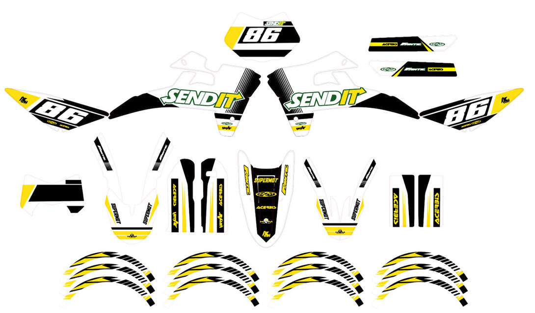 Kit déco Fantic XM 50 Motard 2017-2022 Send it !