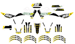 Graphics kit Fantic 50cc 2017-2022 Send it! | motorcycle stickers | 50cc customization | armysctv