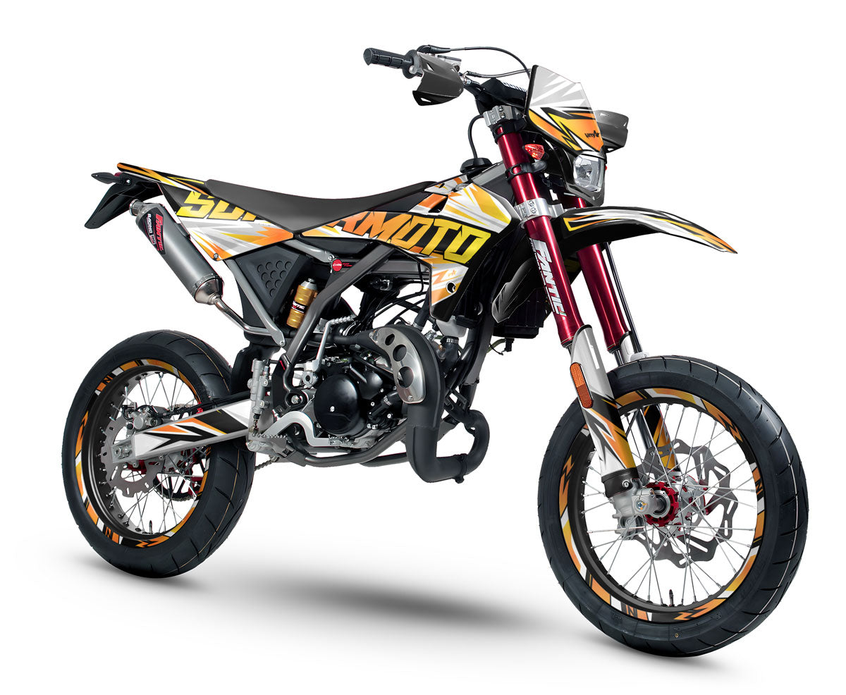 Kit déco Fantic 50cc 2017-2022 Courtesy | autocollants moto | personnalisation 50cc | armysctv
