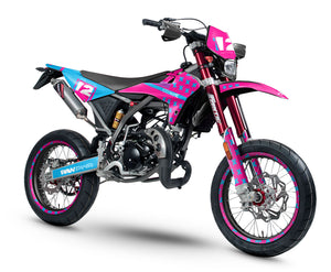 Kit déco Fantic 50cc 2017-2022 Crosspower | autocollants moto | personnalisation 50cc | armysctv