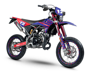 Kit déco Fantic 50cc 2017-2022 Crosspower | autocollants moto | personnalisation 50cc | armysctv