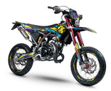 Kit déco Fantic 50cc 2017-2022 Electrify | autocollants moto | personnalisation 50cc | armysctv