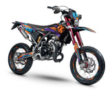 Kit déco Fantic 50cc 2017-2022 Electrify | autocollants moto | personnalisation 50cc | armysctv