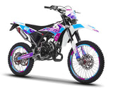 Kit déco Fantic XE 50cc Enduro 2017-2022 Artisse | autocollants moto | personnalisation 50cc | armysctv