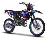 Kit déco Fantic XE 50cc Enduro 2017-2022 Artisse | autocollants moto | personnalisation 50cc | armysctv