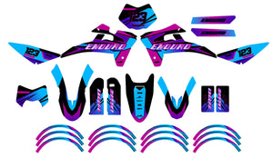 Kit déco Fantic XE 50cc Enduro 2017-2022 Artisse | autocollants moto | personnalisation 50cc | armysctv