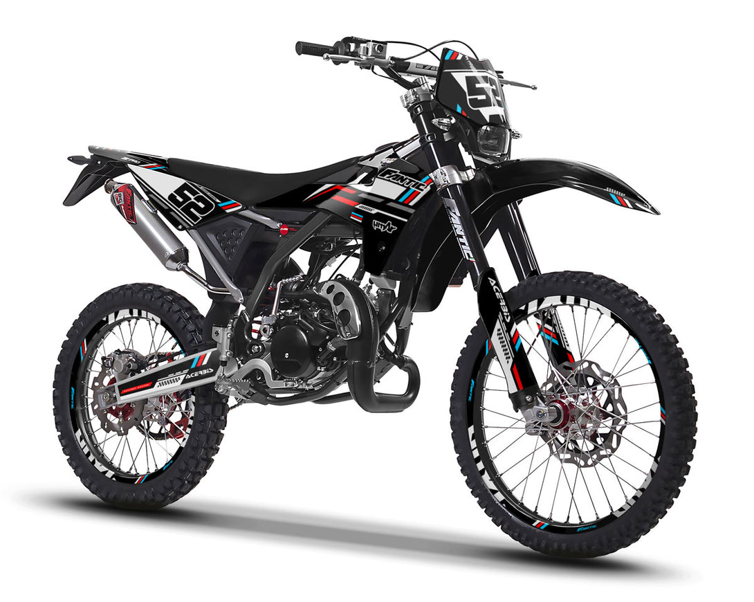 Kit déco Fantic XE 50 Enduro 2017-2022 Black Cat