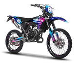 Kit déco Fantic XE 50cc Enduro 2017-2022 Blast | autocollants moto | personnalisation 50cc | armysctv