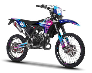 Kit déco Fantic XE 50cc Enduro 2017-2022 Blast | autocollants moto | personnalisation 50cc | armysctv