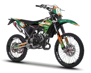 Kit déco Fantic XE 50cc Enduro 2017-2022 Blast | autocollants moto | personnalisation 50cc | armysctv