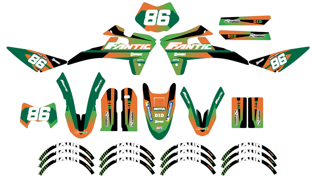 Kit déco Fantic XE 50 Enduro 2017-2022 Blast