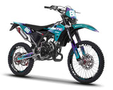 Kit déco Fantic XE 50cc Enduro 2017-2022 Blast | autocollants moto | personnalisation 50cc | armysctv