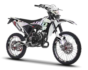 Kit déco Fantic XE 50cc Enduro 2017-2022 Courtesy | autocollants moto | personnalisation 50cc | armysctv