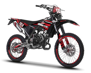 Kit déco Fantic XE 50cc Enduro 2017-2022 Dream | autocollants moto | personnalisation 50cc | armysctv