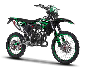 Kit déco Fantic XE 50cc Enduro 2017-2022 Dream | autocollants moto | personnalisation 50cc | armysctv