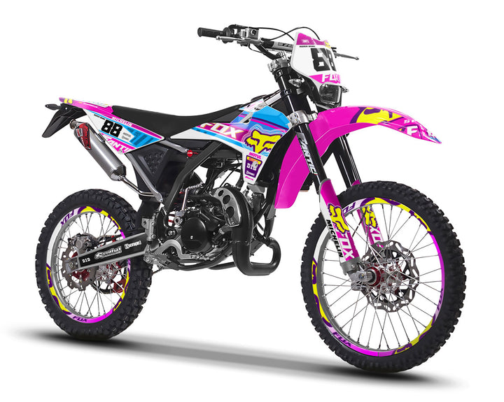 Graphic decals Fantic XE 50 Enduro Foxy MX Bold and sporty look