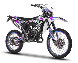 Kit déco Fantic XE 50cc Enduro 2017-2022 Shiro | autocollants moto | personnalisation 50cc | armysctv