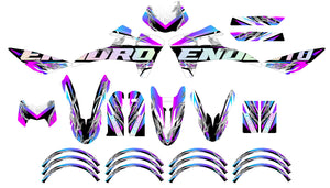 Kit déco Fantic XE 50cc Enduro 2017-2022 Shiro | autocollants moto | personnalisation 50cc | armysctv
