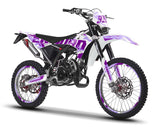 Kit déco Fantic XE 50cc Enduro 2017-2022 Superlight | autocollants moto | personnalisation 50cc | armysctv