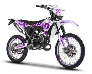 Kit déco Fantic XE 50cc Enduro 2017-2022 Superlight | autocollants moto | personnalisation 50cc | armysctv