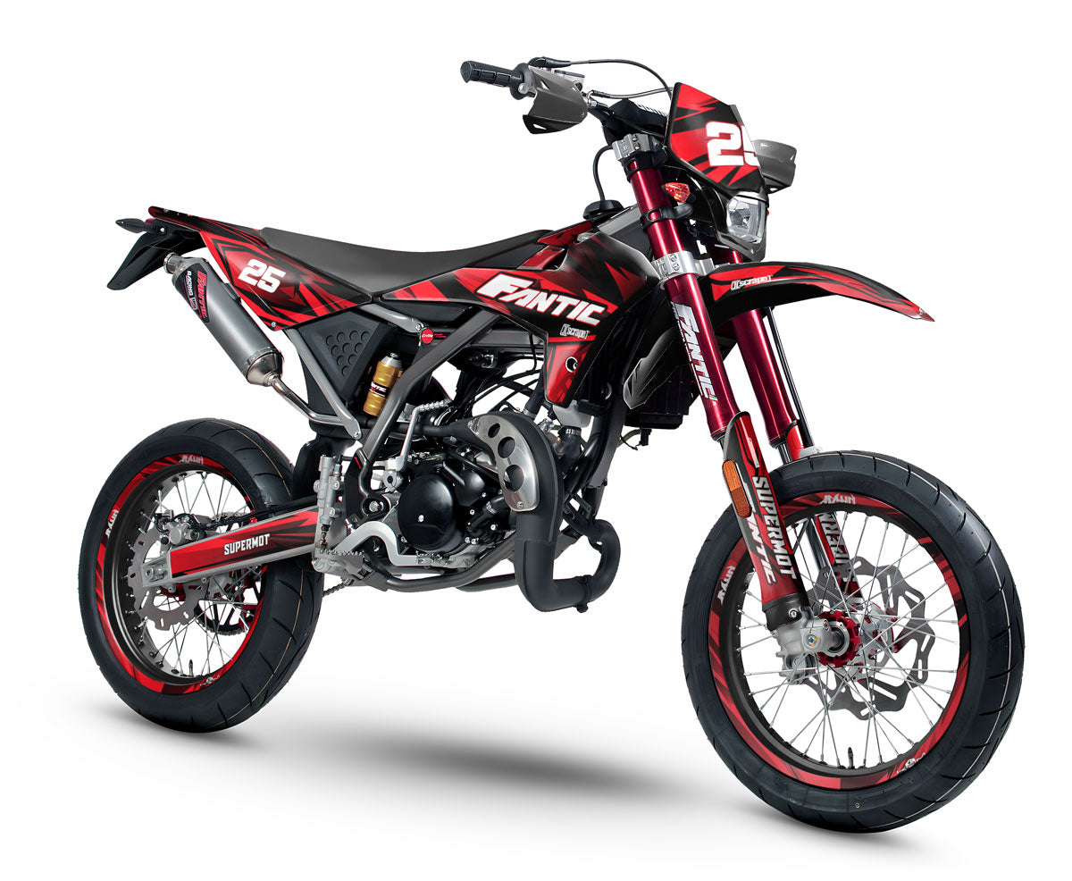Graphics kit Fantic 50cc 2017-2022 Scrambler | motorcycle stickers | 50cc customization | armysctv