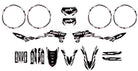 Kit déco Fantic 50cc 2017-2022 Glitch | autocollants moto | personnalisation 50cc | armysctv