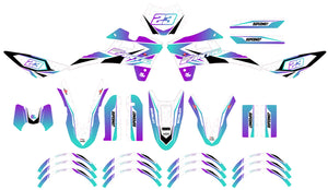 Kit déco Fantic 50cc 2017-2022 Lys | autocollants moto | personnalisation 50cc | armysctv