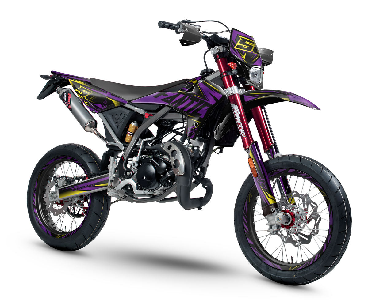 Kit déco Fantic 50cc 2017-2022 Metalstyle | autocollants moto | personnalisation 50cc | armysctv