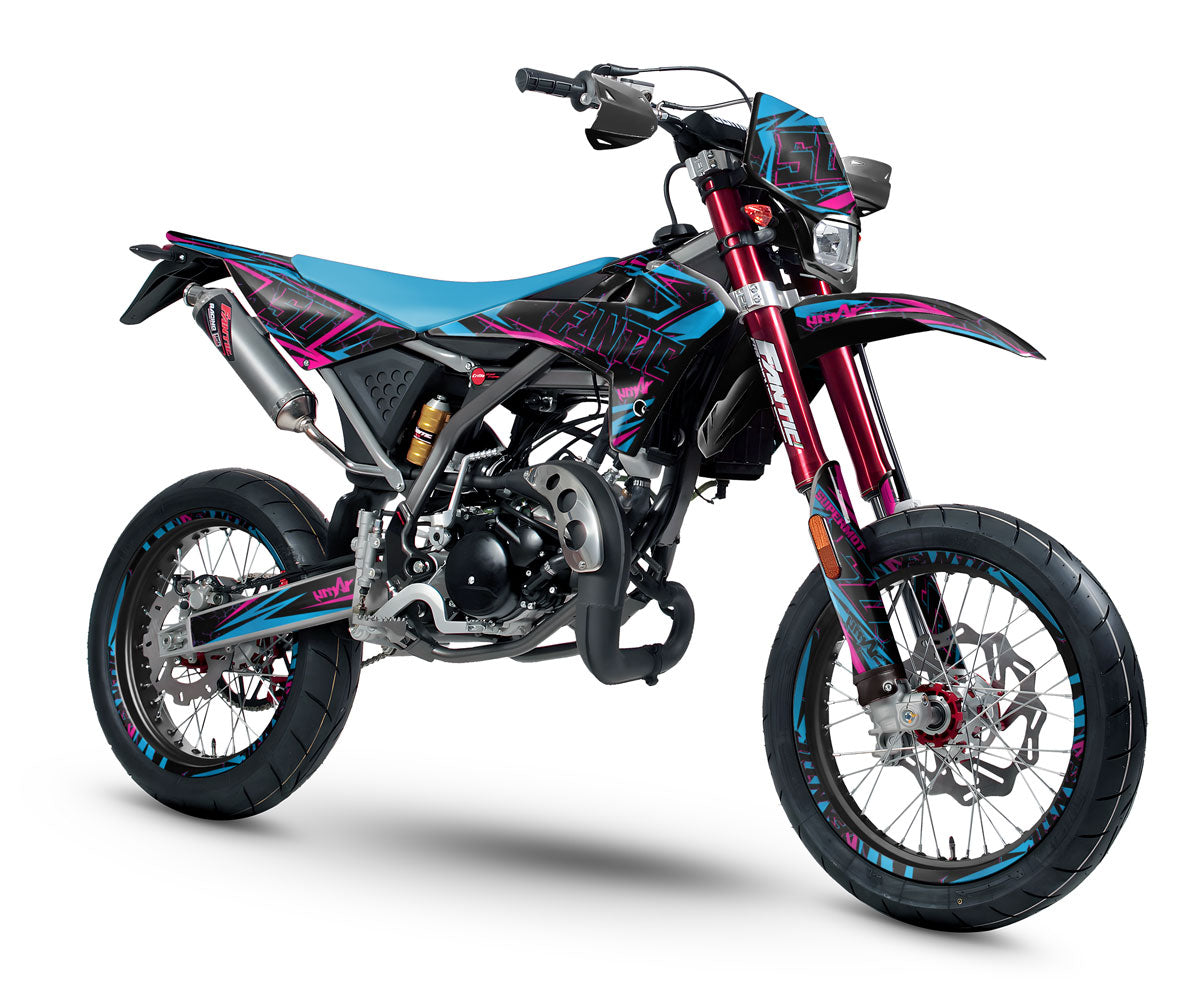 Kit déco Fantic 50cc 2017-2022 Schredder | autocollants moto | personnalisation 50cc | armysctv