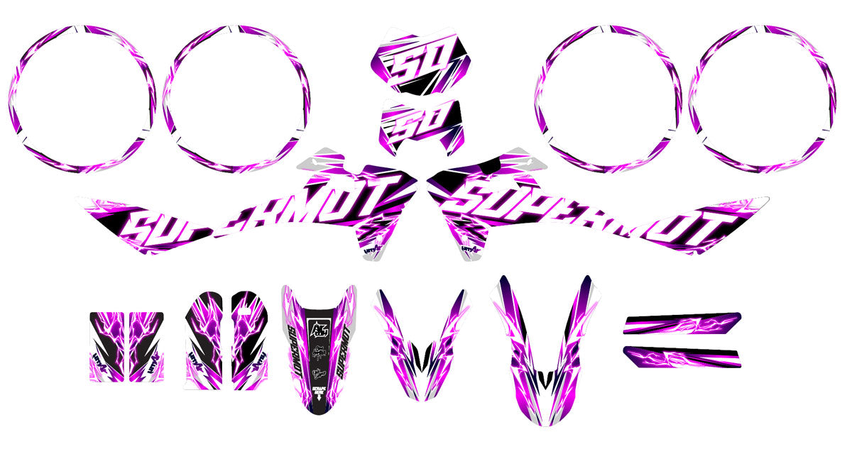 Kit déco Fantic 50cc 2017-2022 Shaker | autocollants moto | personnalisation 50cc | armysctv